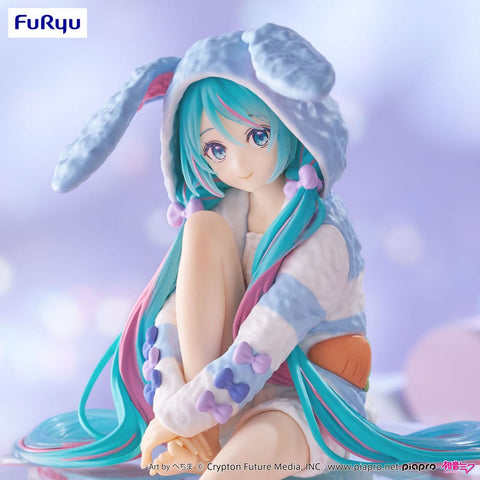 Vocaloid - Noodle Stopper - Rabbit Ear Hood Pajama Blue